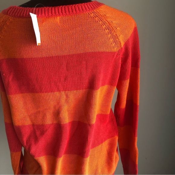 Joe Fresh Pullover Sweater Striped Long Sleeve   Size M - Picture 7 of 8